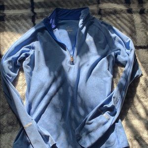 Nike zip up training pull over shirt